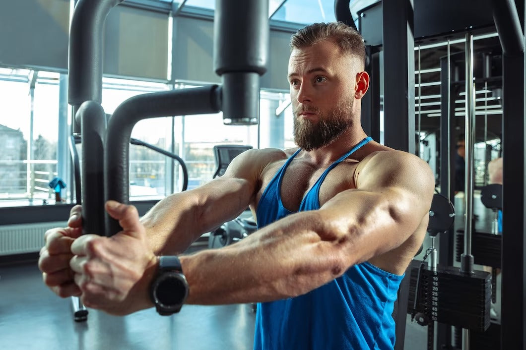 Treino de musculação para braços