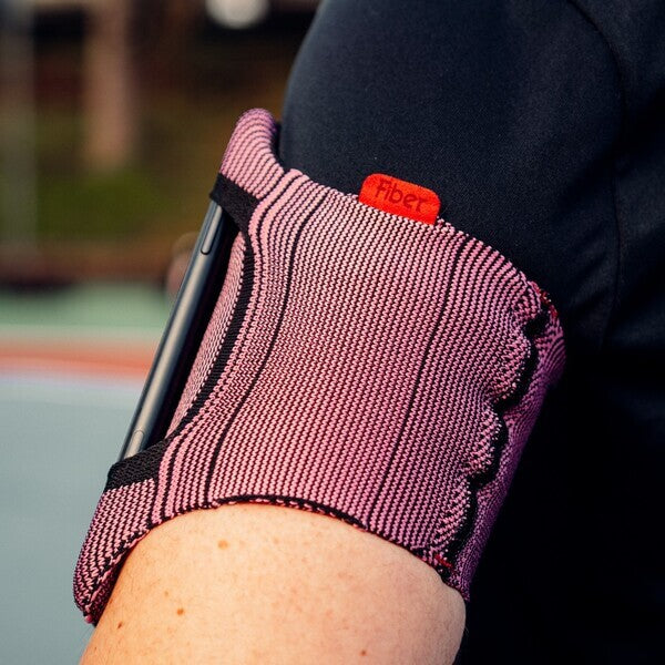 Armband Fiber durante o exercício